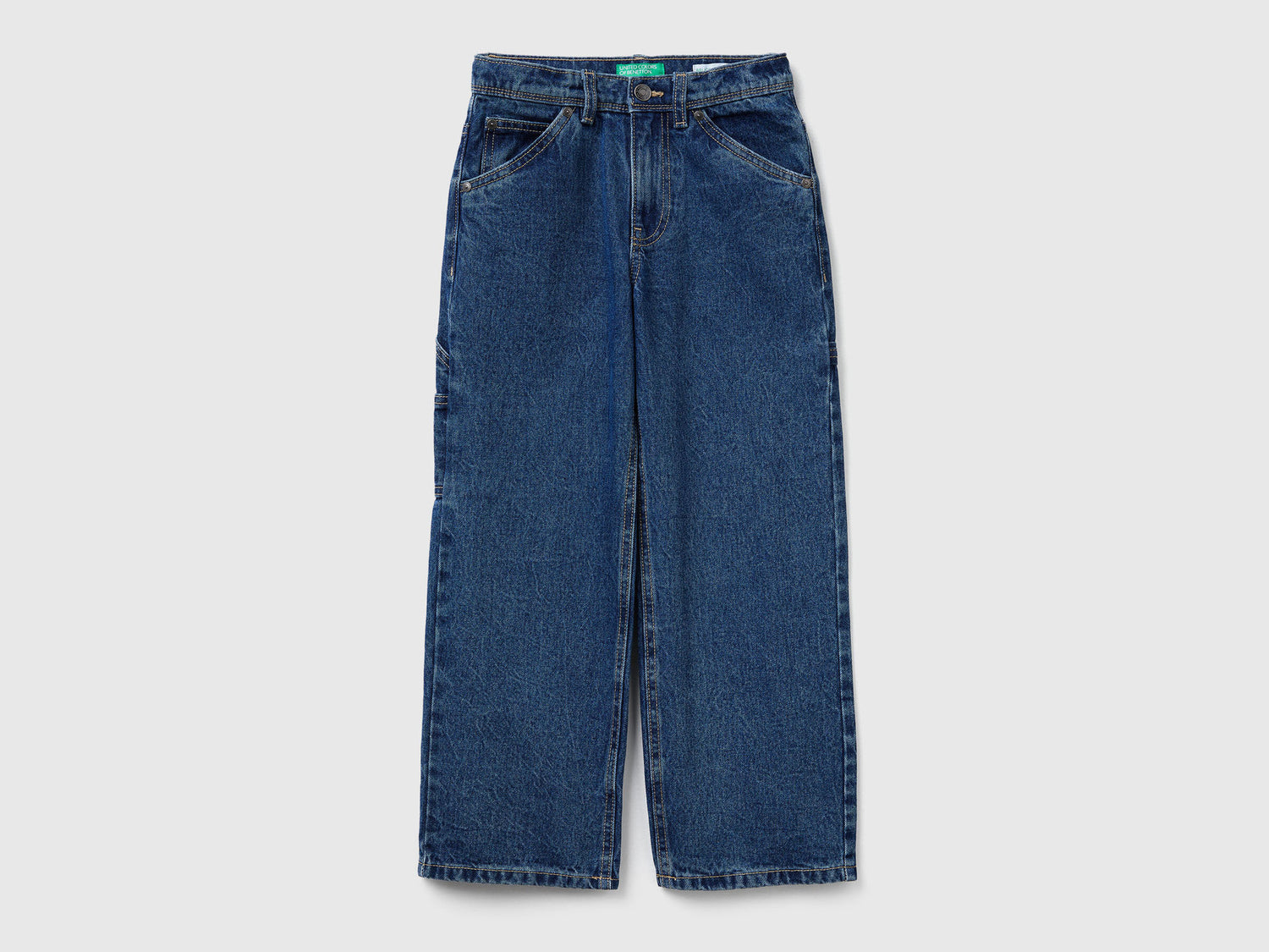 Benetton_Blue_Worker Style Jeans_4AW7CE03G_901_01