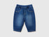 Benetton Blue New Born Denim-Effect Sweatshirt Jeans SKU: 4BAYAF01U_901 Image 01