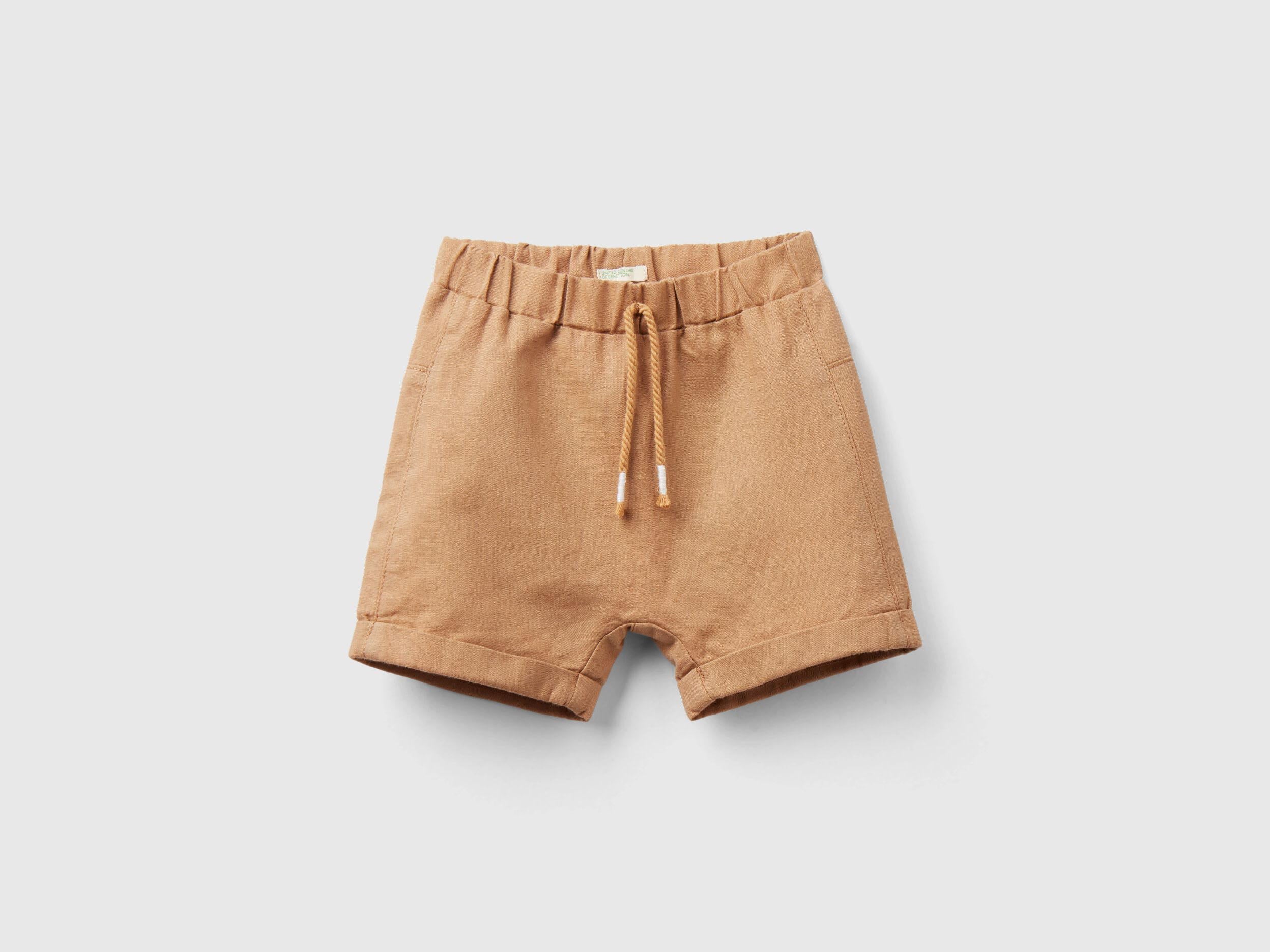 Shorts In Linen Blend_4BE7A900I_193_01