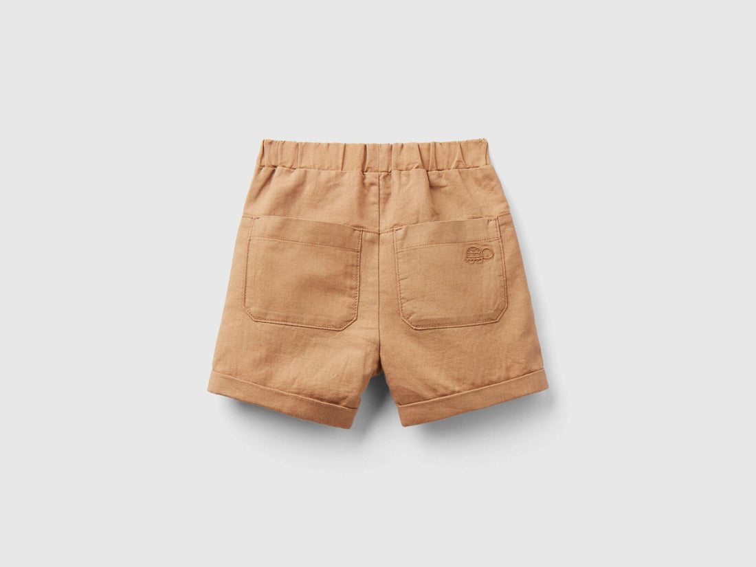 Shorts In Linen Blend_4BE7A900I_193_02