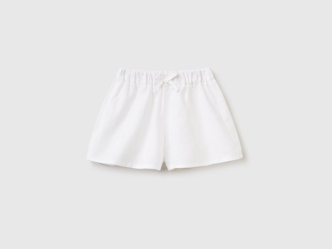 Shorts In Linen Blend_4Be7G9011_101_01