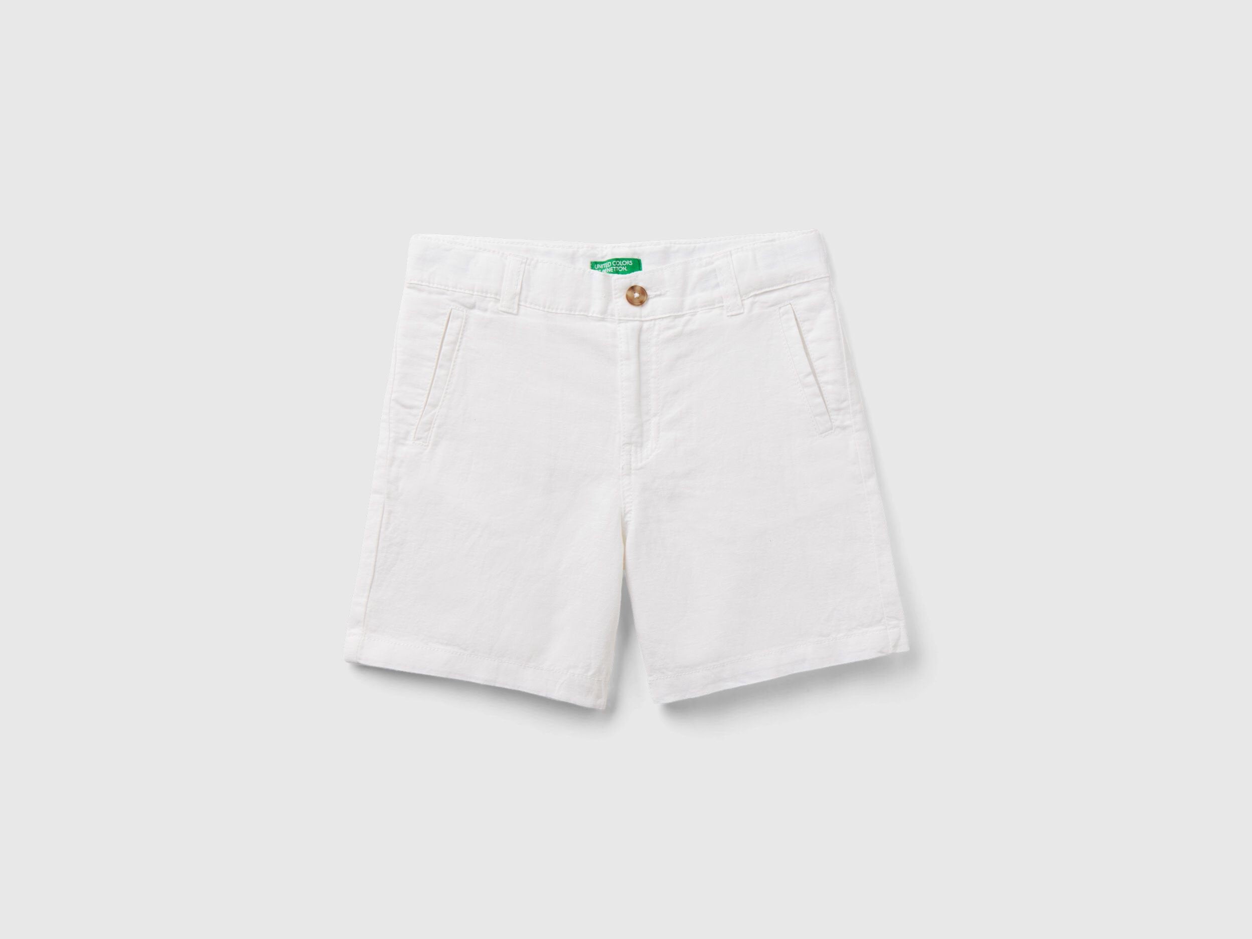 Shorts In Linen Blend_4Be7G901G_101_01