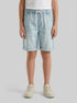 Benetton Sky Blue Boys Bermuda Shorts in Chambray SKU: 4DHJC9047_902 Image 00