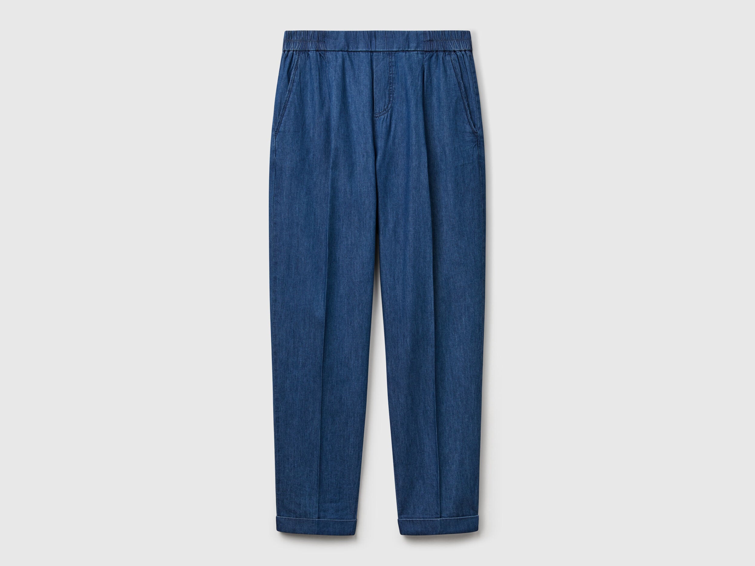 Benetton_Trousers in Chambray_4DHJDF079_901_04
