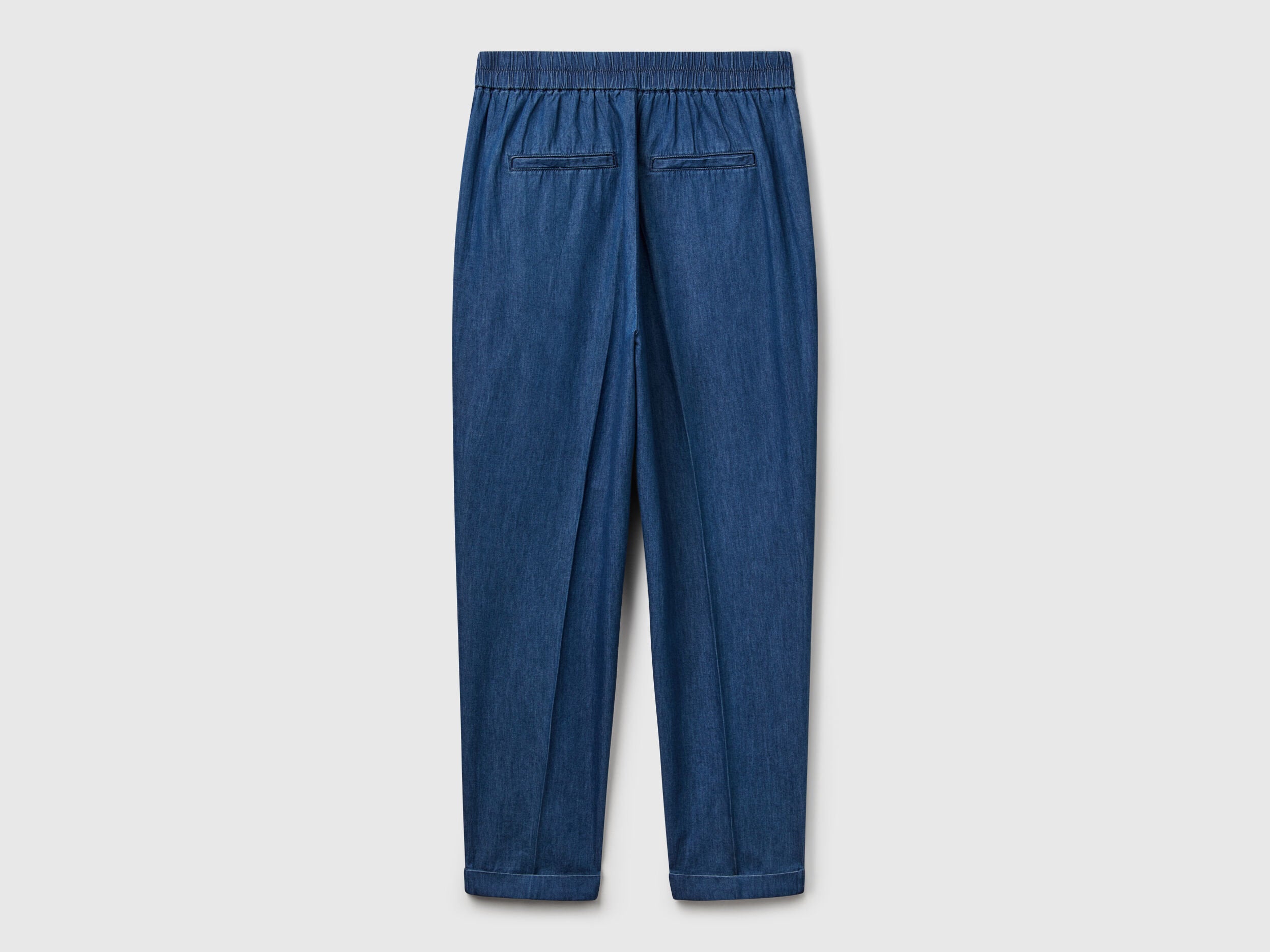 Benetton_Trousers in Chambray_4DHJDF079_901_05