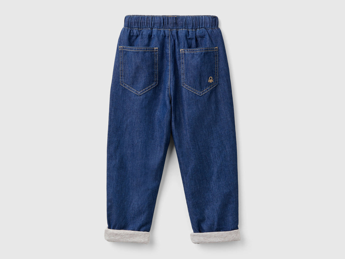 Lined Joggers In Denim_4DHJGF01U_901_02