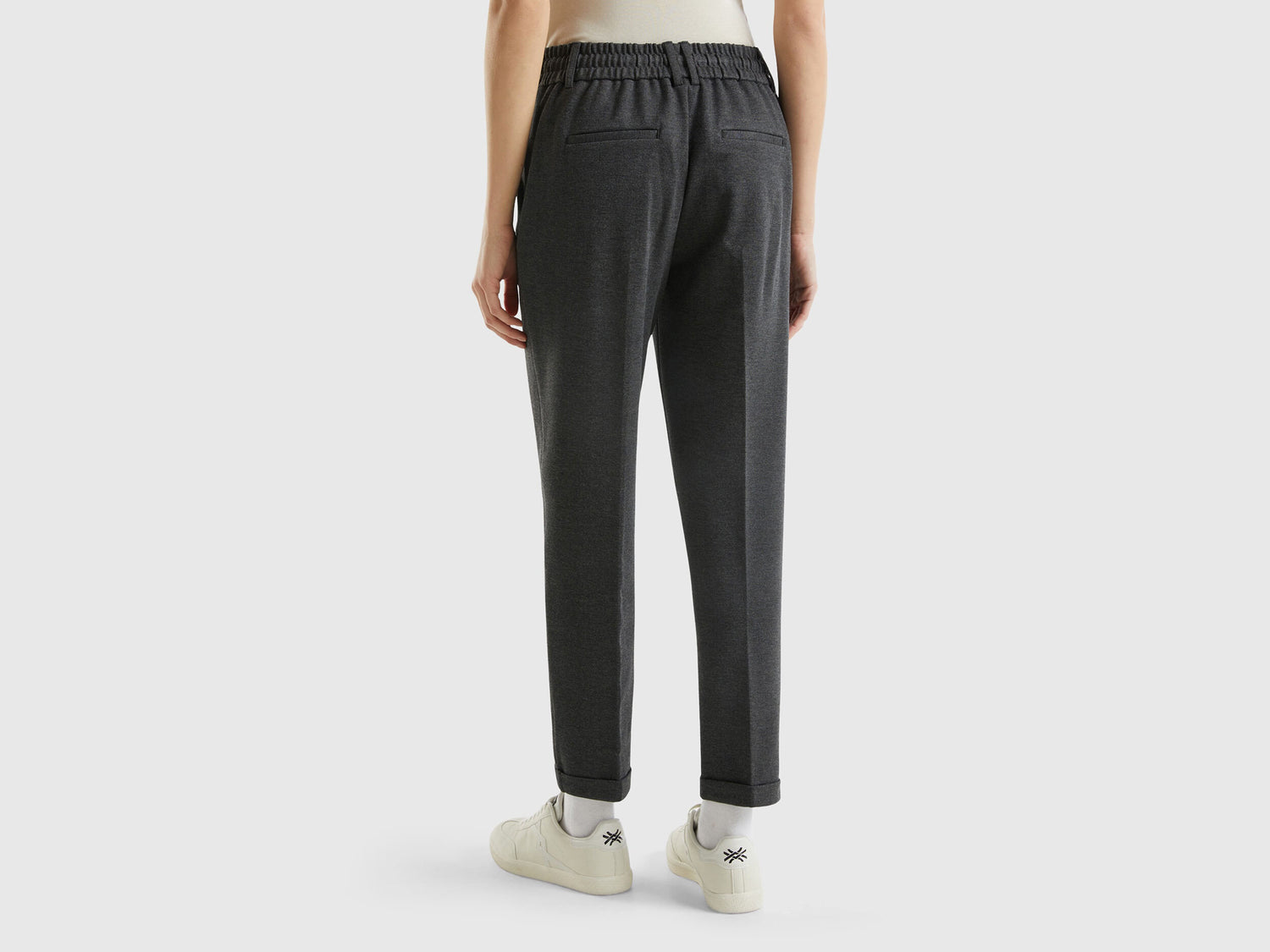 Yarn Dyed Trousers with Drawstring_4DI4DF00J_907_03