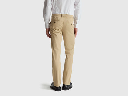 Benetton_Beige_Beige Slim Fit Chinos_4DKH55I18_393_03