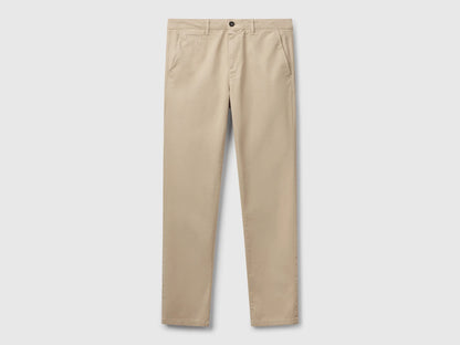 Benetton_Beige_Beige Slim Fit Chinos_4DKH55I18_393_05