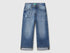 Benetton_Blue_Straight Jeans with Cuffs_4DW2CE04J_901_01
