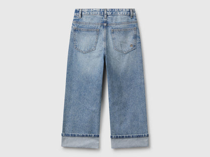 Benetton_Light Blue_Straight Jeans with Cuffs_4DW2CE04J_902_02