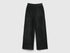 Benetton_Black_Wide Chenille Trousers_4DZBCF02Q_100_01
