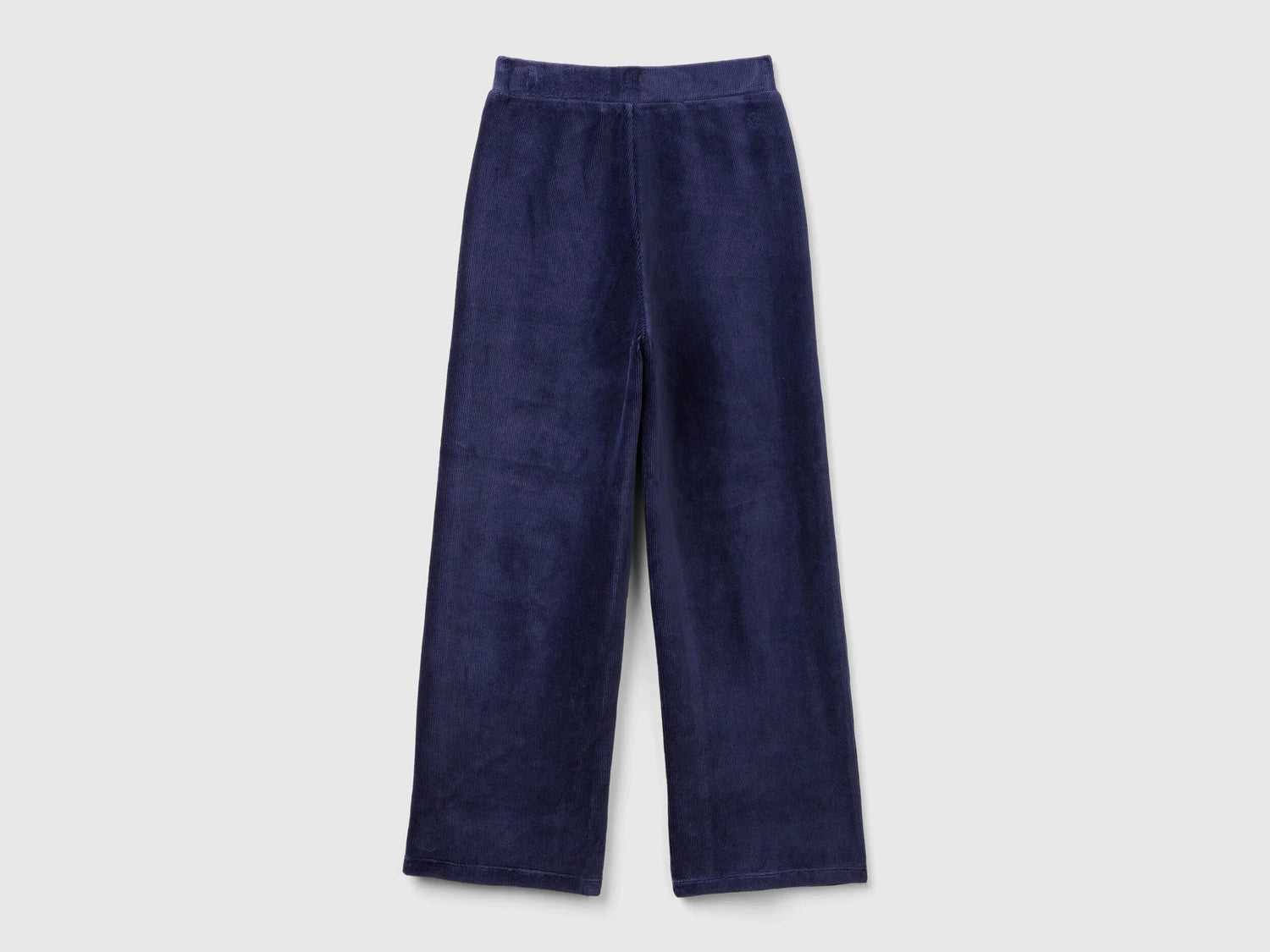 Benetton_Dark Blue_Wide Chenille Trousers_4DZBCF02Q_252_02