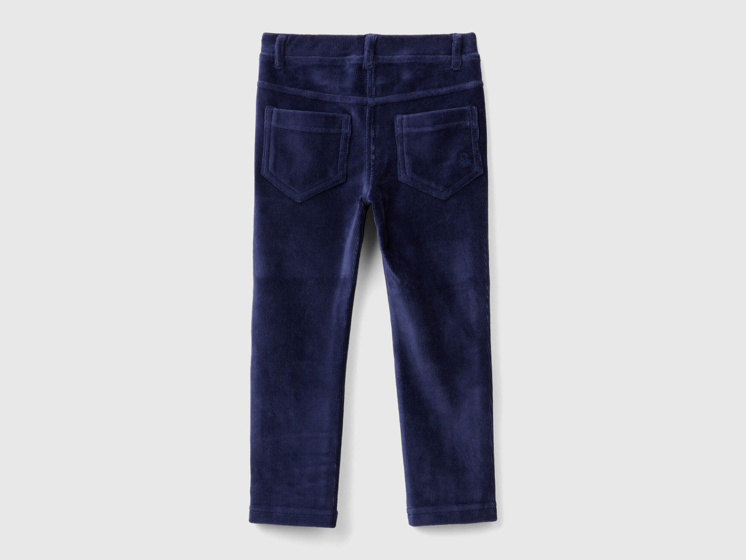 Benetton_Dark Blue_Ribbed Chenille Trousers_4DZBGE00L_252_02