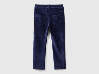 Benetton_Dark Blue_Ribbed Chenille Trousers_4DZBGE00L_252_02