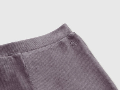 Benetton_Dark Gray_Wide Chenille Trousers_4DZBGF01E_00A_03