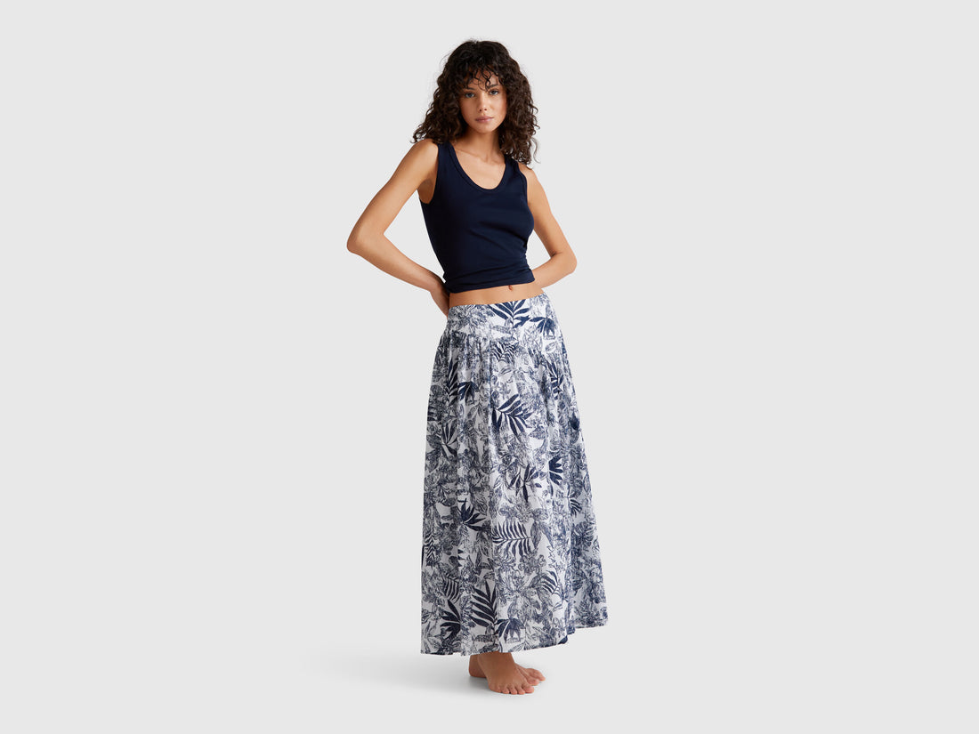 Benetton_Long Skirt with Tropical Print_4ENDD004R_71T_01
