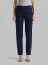 Benetton Dark Blue Women Slim Fit Trousers SKU: 4FRXDF096_016 Image 00