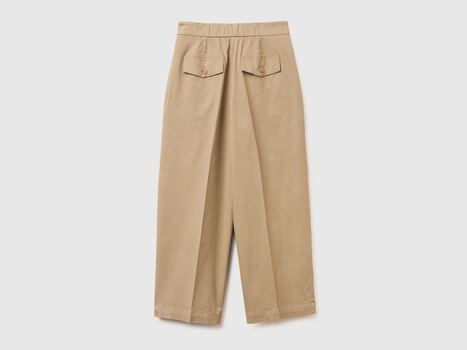 Benetton Camel Women Balloon Leg Pants SKU: 4FRXDF0B0_21R Image 02