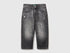 Benetton Black Boys Balloon Fit Jeans SKU: 4GD1GE034_700 Image 01