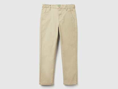 Benetton_Beige_Slim Fit Chinos in Stretch Cotton_4HM6CF04X_39A_01