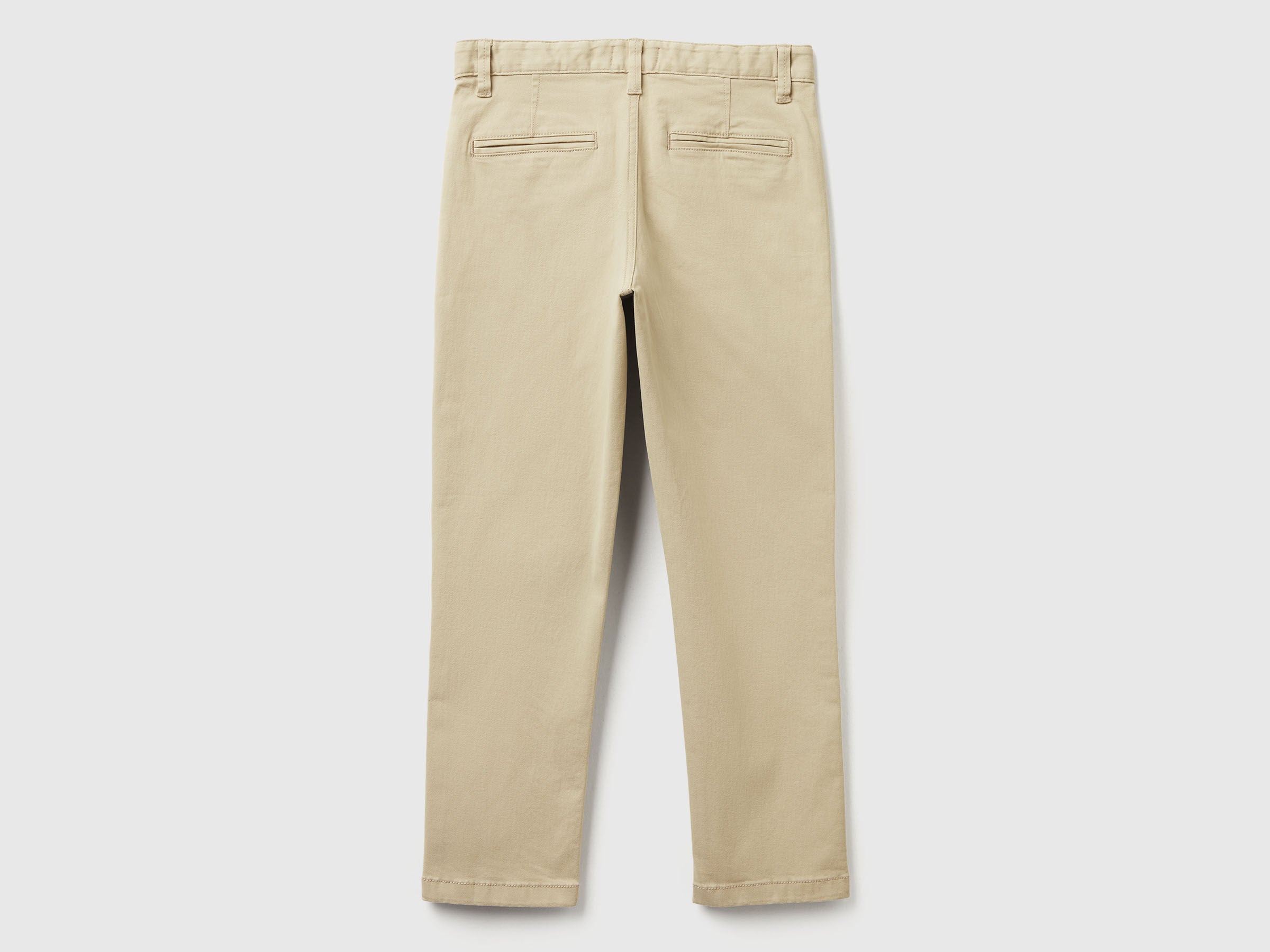Benetton_Beige_Slim Fit Chinos in Stretch Cotton_4HM6CF04X_39A_02