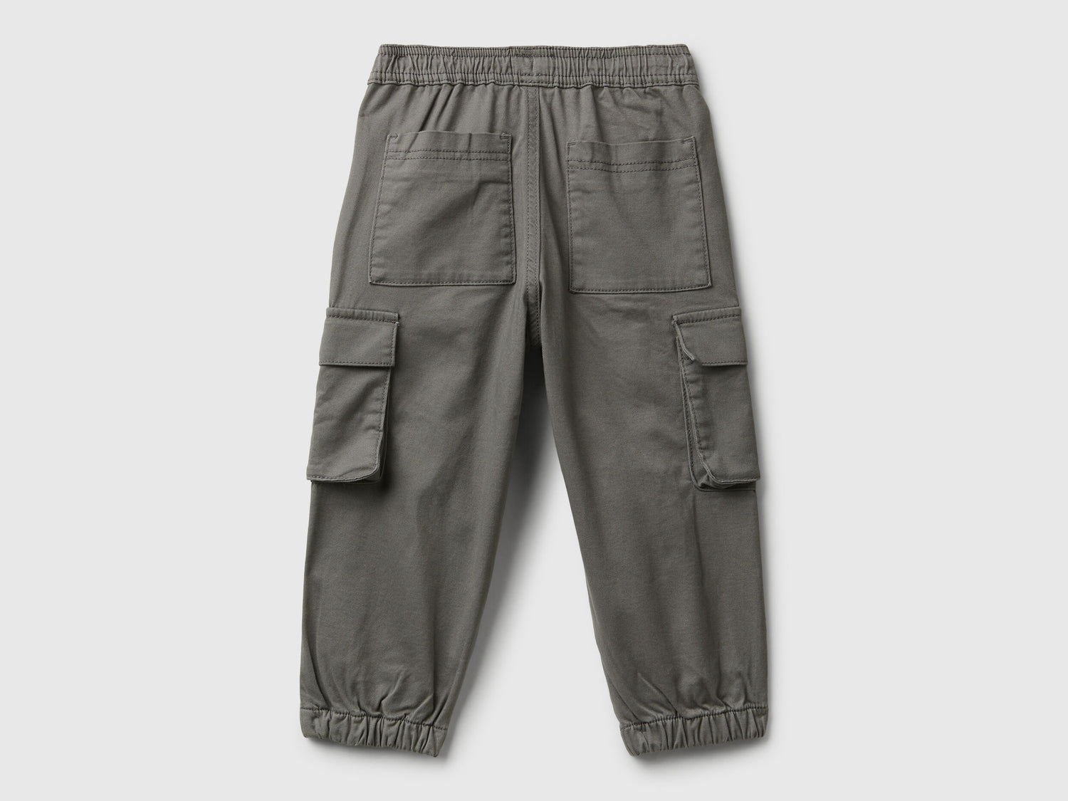 Benetton_Dark Gray_Cargo Trousers with Drawstring_4HM6GF01Z_00W_02