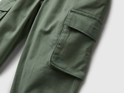 Benetton_Military Green_Cargo Trousers with Drawstring_4HM6GF01Z_075_03