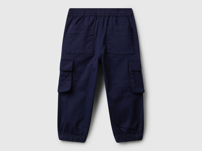 Benetton_Dark Blue_Cargo Trousers with Drawstring_4HM6GF01Z_252_02