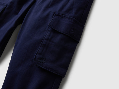 Benetton_Dark Blue_Cargo Trousers with Drawstring_4HM6GF01Z_252_03