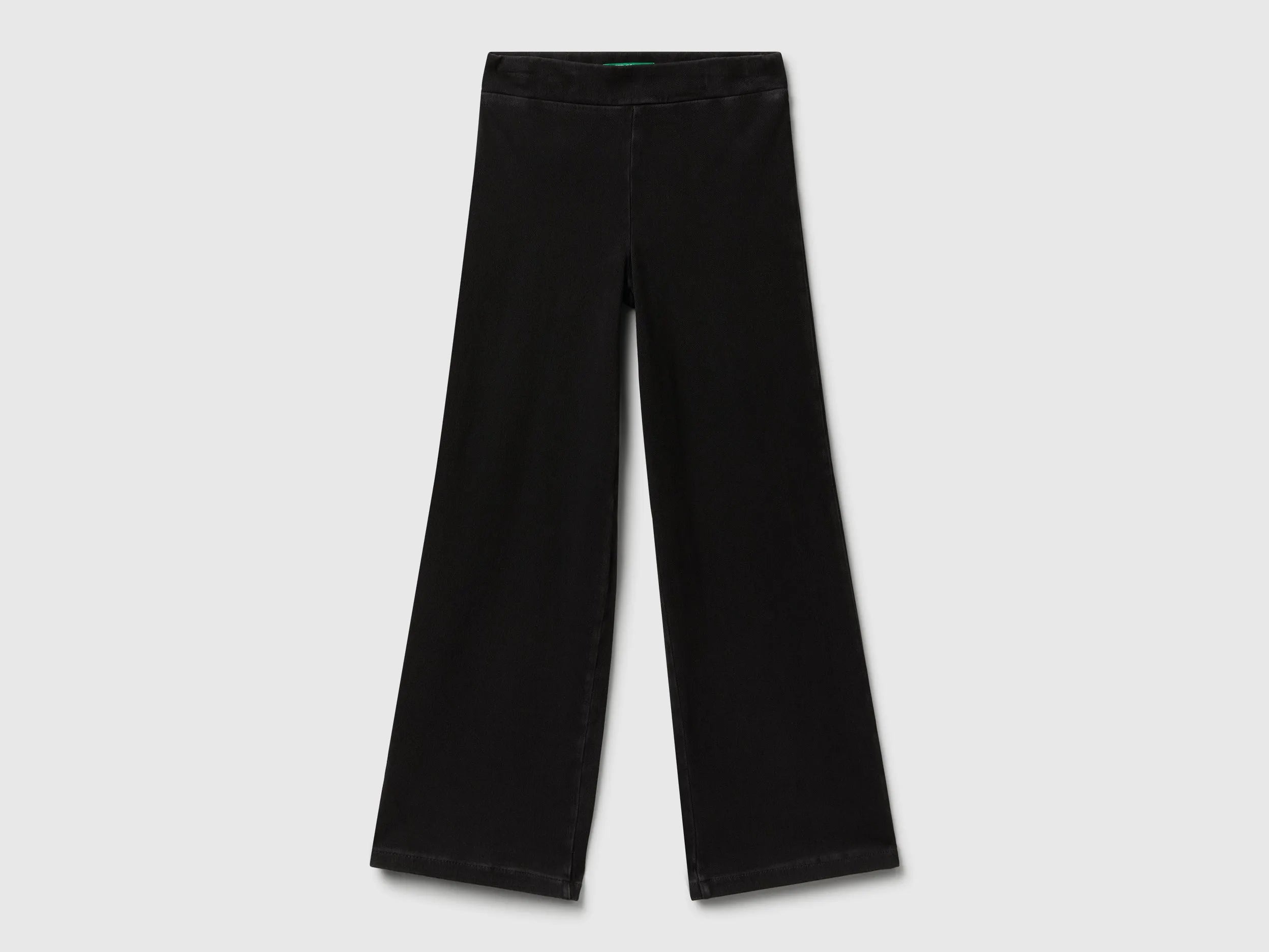 Benetton Black Girls Wide Fit Super Stretch Jeans SKU: 4I42CE04F_701 Image 01