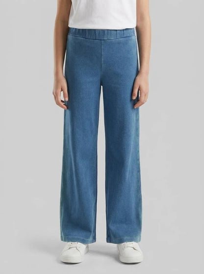 Benetton Blue Girls Wide Fit Super Stretch Jeans SKU: 4I42CE04F_902 Image 00