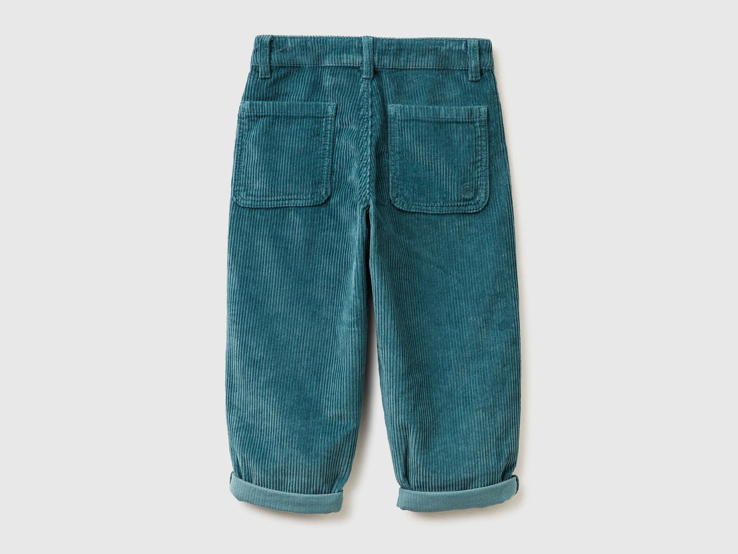 Benetton_Turquoise_Balloon Fit Velvet Trousers_4IKTGE02W_19W_02