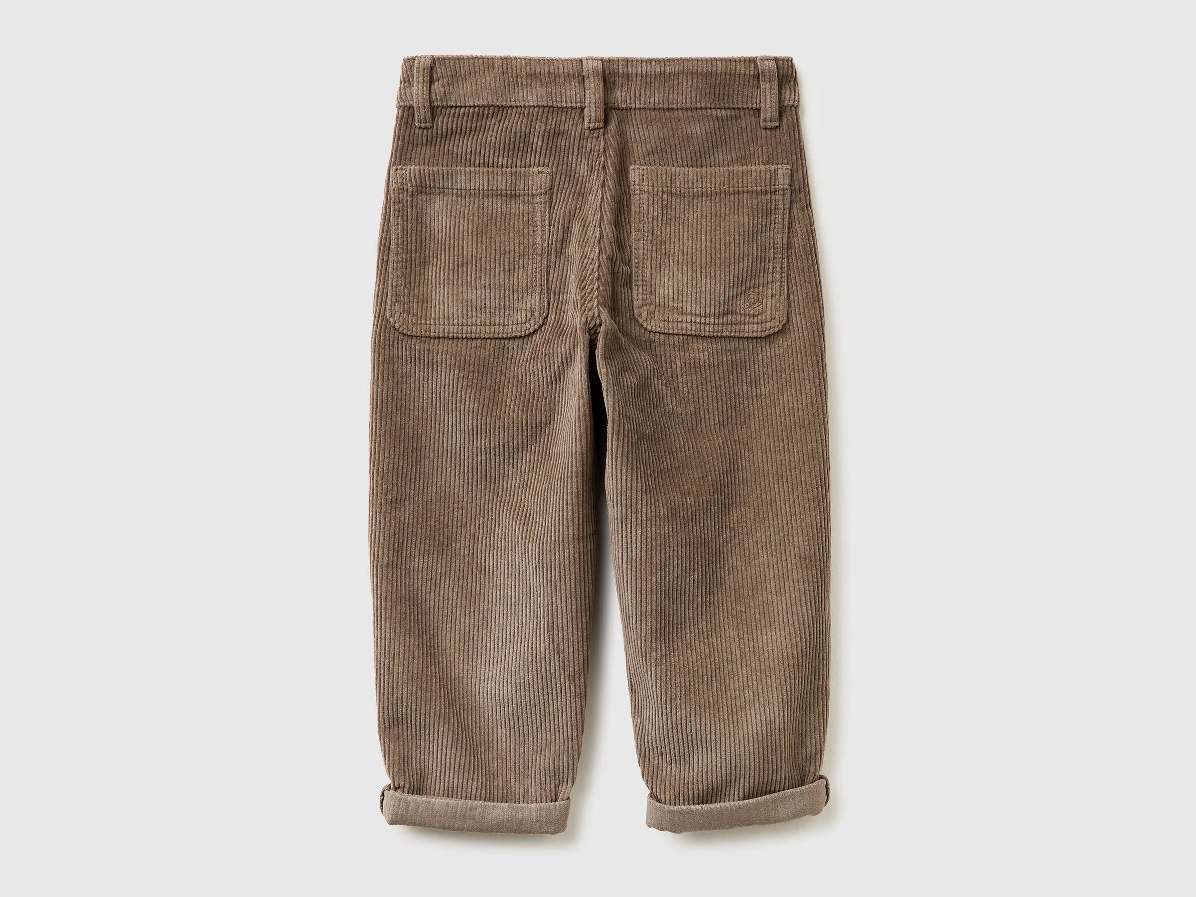 Benetton_Brown_Balloon Fit Velvet Trousers_4IKTGE02W_26H_02