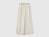Benetton White Girls Wide Trousers with Belt SKU: 4ILTCF05V_00E Image 01
