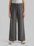Benetton Dark Gray Girls Wide Trousers with Belt SKU: 4ILTCF05V_23C Image 00