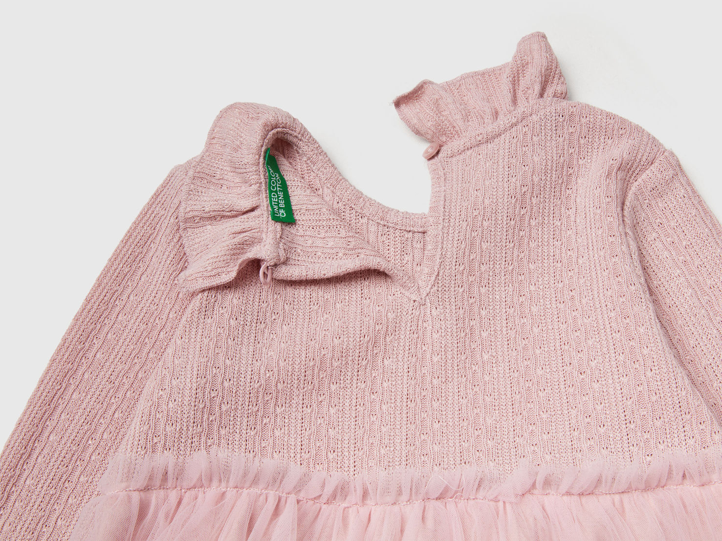 Benetton_Lilac_Dress with Tulle Collar_4JACGV02J_901_03