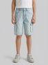 Benetton Sky Blue Boys Denim Bermuda Shorts with Pockets SKU: 4KEHC9052_902 Image 00