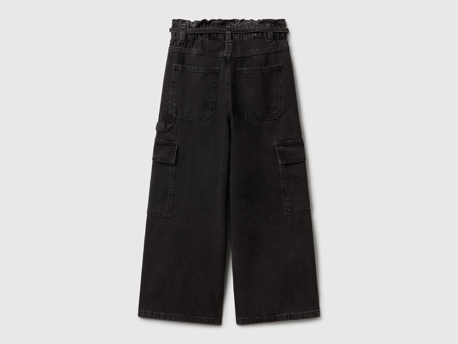 Benetton_Black_Loose Fit Cargo Jeans_4KEHCF04T_800_02