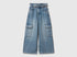 Benetton_Light Blue_Loose Fit Cargo Jeans_4KEHCF04T_901_01