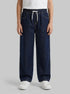 Benetton Dark Blue Boys Jogger-Style Jeans SKU: 4KEHCF05K_901 Image 00