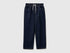 Benetton Dark blue Boys Jogger-Style Jeans SKU: 4KEHCF05K_901 Image 01