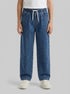 Benetton Blue Boys Jogger-Style Jeans SKU: 4KEHCF05K_902 Image 00