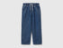 Benetton Blue Boys Jogger-Style Jeans SKU: 4KEHCF05K_902 Image 01