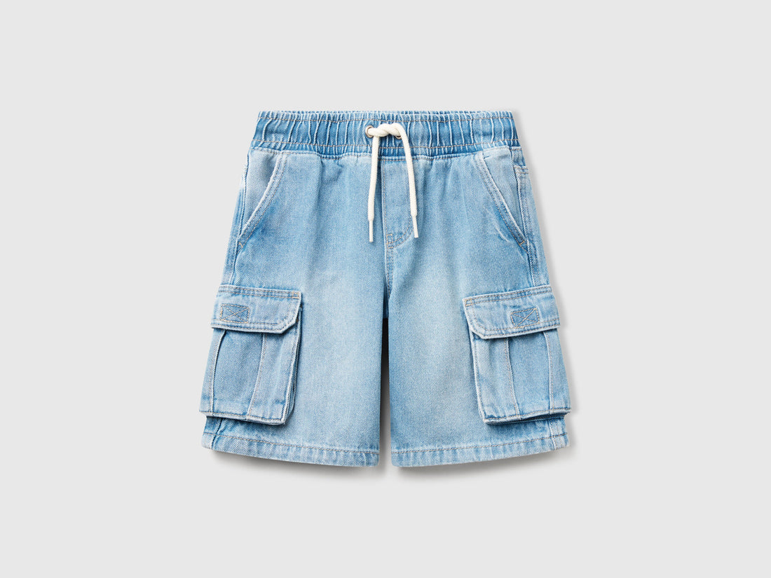 Benetton_Cargo Bermudas with Drawstring_4KEHG902Q_902_01
