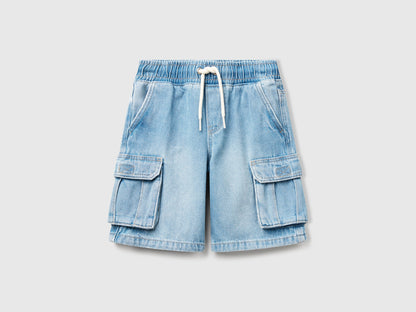 Benetton_Cargo Bermudas with Drawstring_4KEHG902Q_902_01