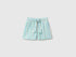 Benetton Multi-Color Girls Striped Shorts with Sash SKU: 4KFZC904T_71A Image 01