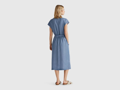 Benetton_Chambray Shirt Dress with Sash_4KHNDV0BI_902_02