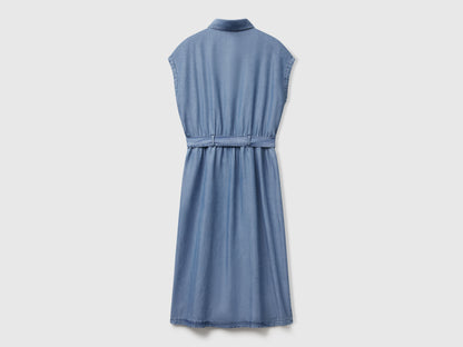 Benetton_Chambray Shirt Dress with Sash_4KHNDV0BI_902_05