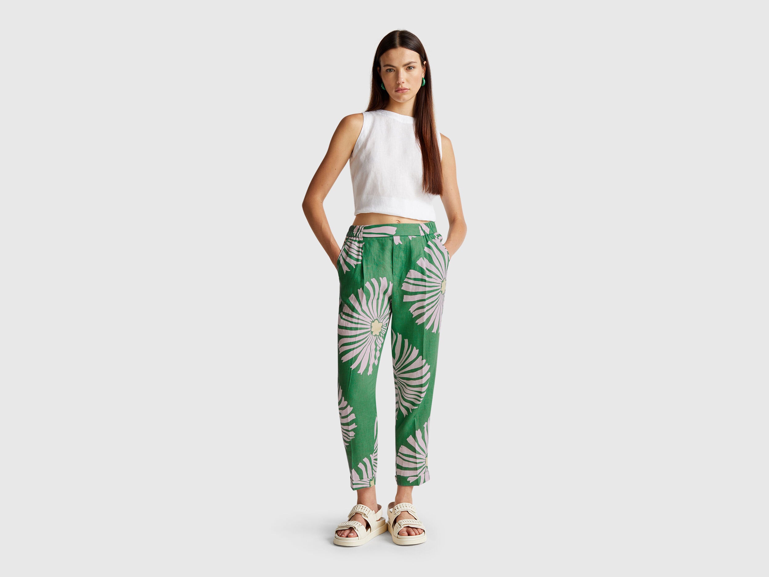 Benetton_Printed Linen Trousers_4KPRDF079_69W_01
